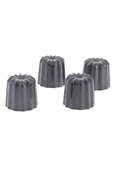 De Buyer 4-piece Canneles baking mould set, steel, 5.5 cm -