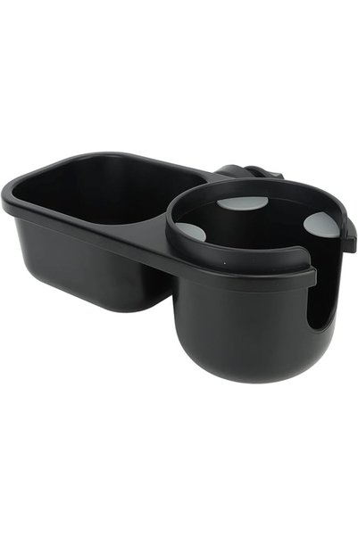 Alomejor Stroller Snack Holder, Stroller Cup Holder with Snacks Holder, Unive...