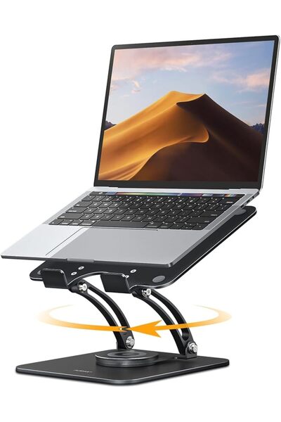 Nulaxy 360 °   حامل كمبيوتر محمول دوار، قابل للطي ومريح للاستخدام، مناسب لأجه...