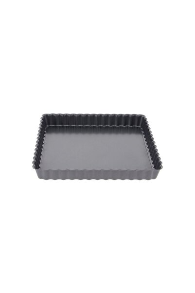 De Buyer Tart mould with removable bottom side, steel, 18x18 cm -