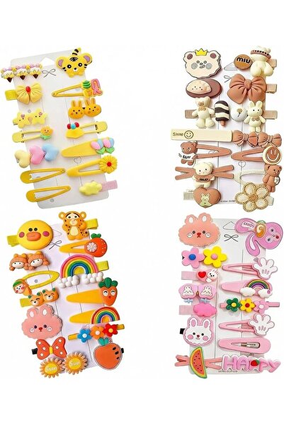 FILOEEX 56Pcs Cute Hair Clips for Girls, Candy Color Girls Hair Accessories S...