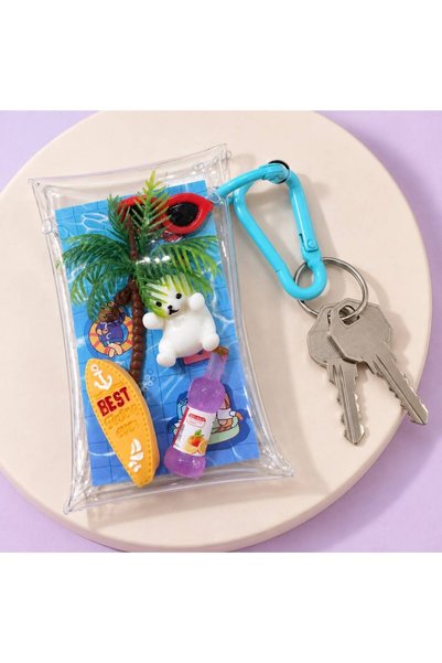 Meyra Accessories Cute Figured Transparent Bag Accessory