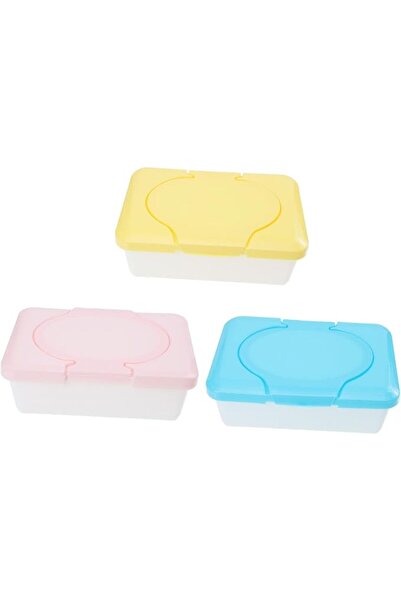 BESPORTBLE Refillable Baby Wipes Dispenser Case 3 Pack Portable Plastic Storage