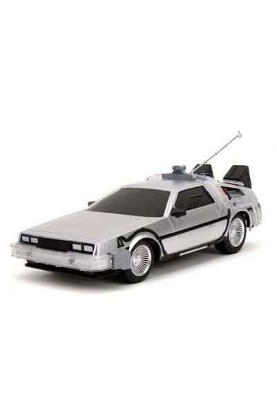 Syfax Jada Toys Înapoi în viitor II DeLorean mașină cu telecomandă 1:16 cu ac...