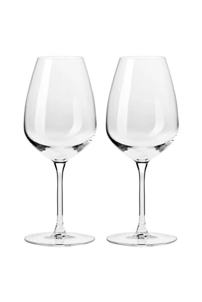Krosno 2-piece white wine glass set, made of crystalline glass, 460ml, "Duet" -