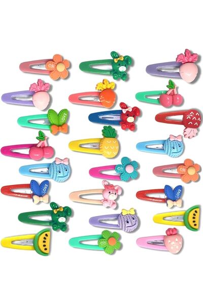Quarya Hair Clips Tic Tac Hair Pins for Girls Babies Toddlers Cartoon Charact...