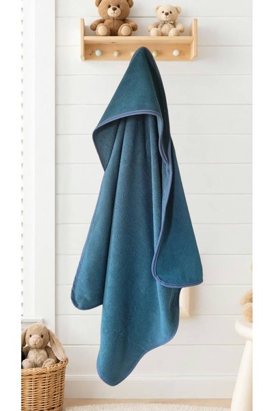 PAMUK HANIM Outlet-100% Cotton Girls-Boys Newborn-Baby Bath Towel Swaddle Pla...