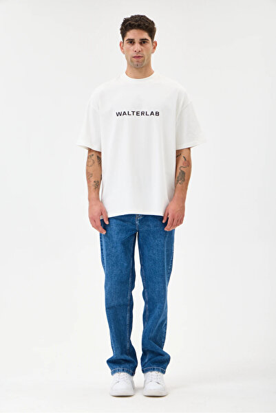 Logo Oversize T-Shirt - Ekru