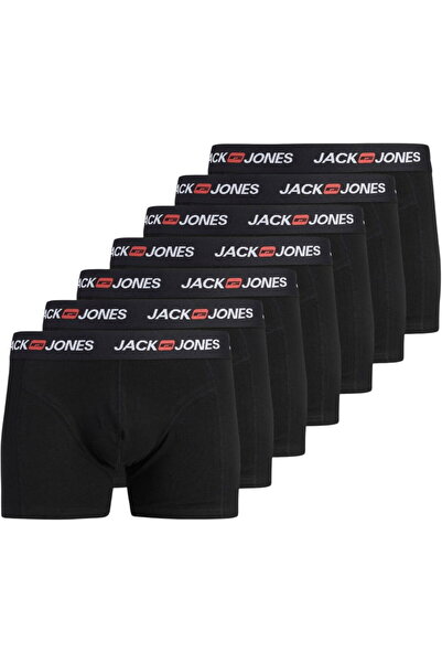 Jack & Jones JACK &JONES Corp Παλιό Λογότυπο 7P μποξεράκια - 12282781-Μαύρο