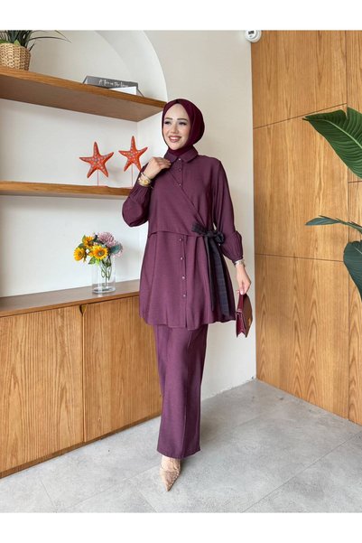 GK Yandan Bağlamalı Tunik Takım