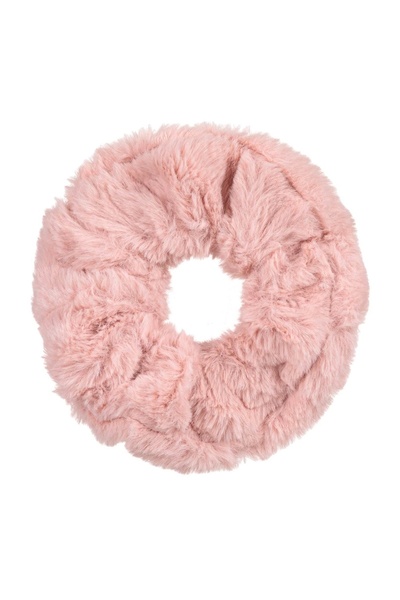 OEM Elastic de Păr din Blană Powder Pink pentru Femei – Accesoriu Elegant pen...