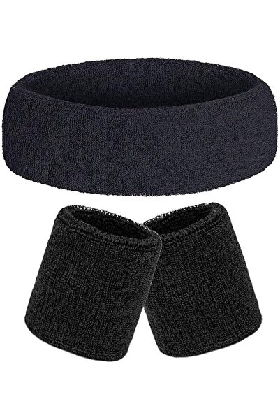 GENERAL NvziSport Sweatbands Set,Sports Headband Wristband Set Moisture Wicki...