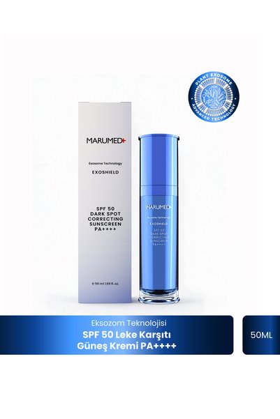 Marumed + ExoShield SPF 50 Leke Karşıtı Güneş Kremi PA++++ 50 ML
