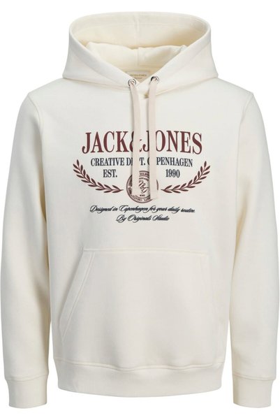 Jack & Jones JACK &JONES Frederiksberg Hanorac colorat - 12305788-Whisper White