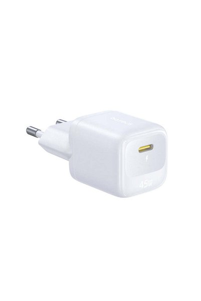 Baseus Φορτιστής EnerFill FN22, 45W, USB-C, QC PD, Λευκό