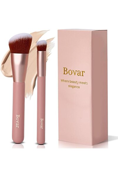 BOVARY Bovar 2-Piece Makeup Brush Set – Professional Foundation and Concealer...