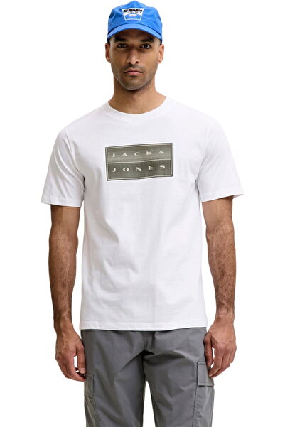 Jack & Jones JACK &JONES Μπλουζάκι με σχέδιο Fusion Box - 12300904-Λαμπερό Λευκό