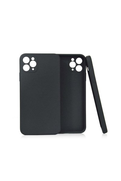OEM Husă de silicon mată pentru Xiaomi 17T Pro 5G, Negru