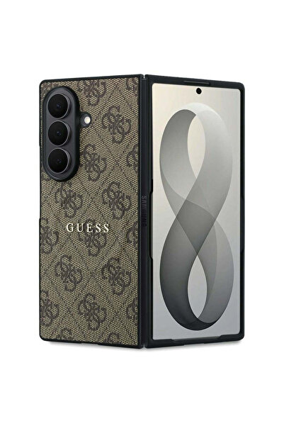 Guess Θήκη για Samsung Galaxy Z Fold8 Ultra, 4G, Δερμάτινη Κλασική MagSafe, Καφέ