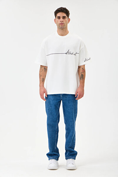 Stand Out Oversize T-Shirt - Ekru