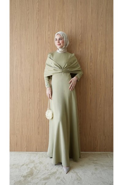 lurex moda Lale Taşlı Abiye