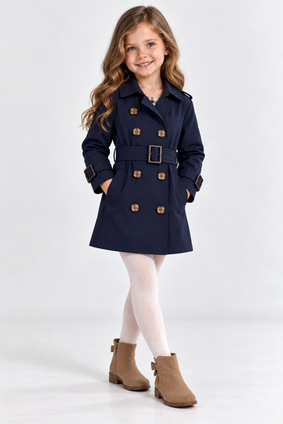 Elaria Collection Kız Çocuk Trençkot