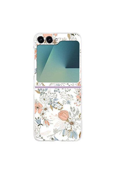 OEM Husă de telefon pentru Samsung Galaxy Z Flip 6, Z Flip 7 FE, model cu flori