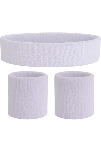 OnUpgo Sweatband Set (3 Pieces) Sports Headband Wrist Striped Sweatbands Terr...