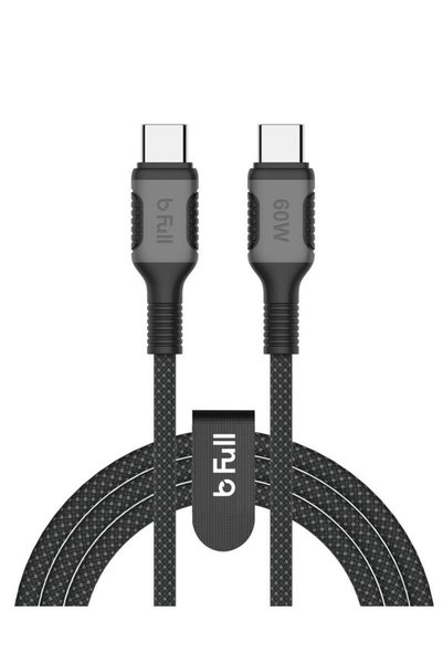Generic Brand كيبل شحن ونقل بيانات Full من USB-C إلى USB-C بقدرة 60 واط وطول ...