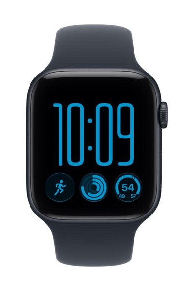 Apple Watch SE 3 GPS + Cellular, 44mm Midnight Aluminium Case, Navy Blue Spor...