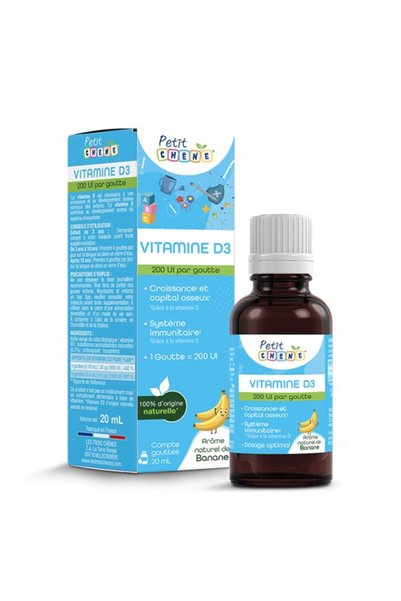 Les Supliment alimentar, Trois Chênes, Vitamina D3 5 µg – Oase și imunitate p...
