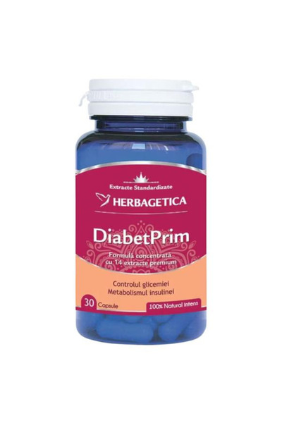 herbagetica DiabetPrim Herbagetica, 30 capsule