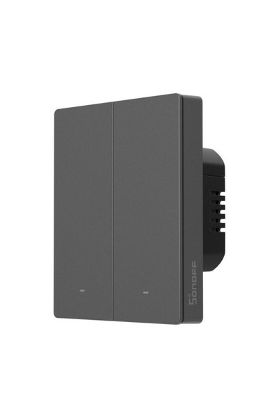 Sonoff Întrerupător inteligent de perete SwitchMan M5 Wi-Fi / Matter, cu 2 ci...