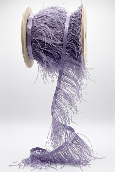 hobi dünyası evim Ostrich Feather Purple 1 Mt.- Evening Dress and Wedding Dress Decoration Bag Dress Decoration Handmade Accessory Material