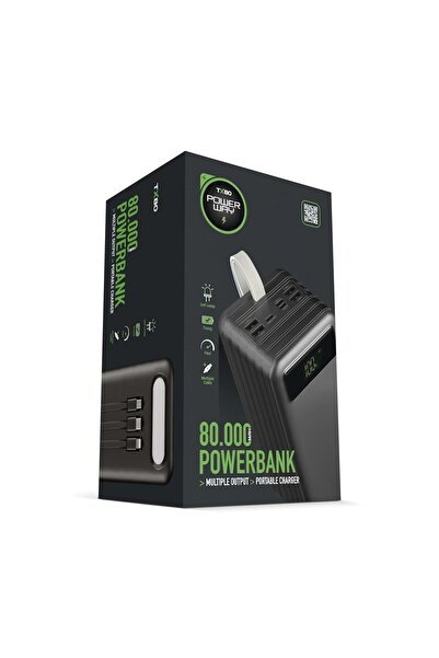 Midcom Powerway TX80 Işıklı Kamp 80000 mAH Taşınabilir Şarj Cihazı Powerbank