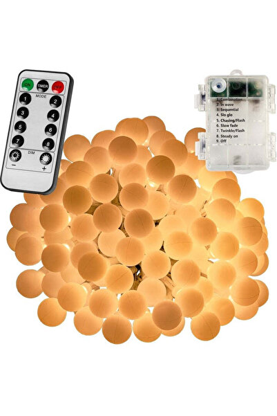 GORILLA Ghirlanda luminoasa cu globuri decorative, 50 de leduri, cu adaptor, ...
