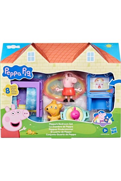 Peppa Pig Set de joaca cu figurina, Peppa Pig, Peppas Bedroom, G2834