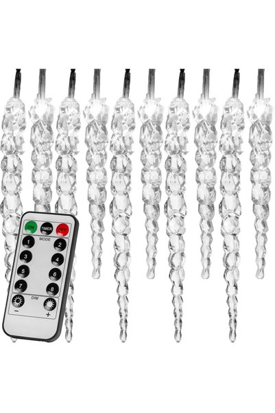GORILLA Εγκατάσταση 40 LED, ψυχρό λευκό, τηλεχειριστήριο