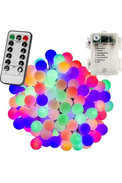 GORILLA Instalatie 200 led-uri, lumini de petrecere, multicolor, telecomanda,...