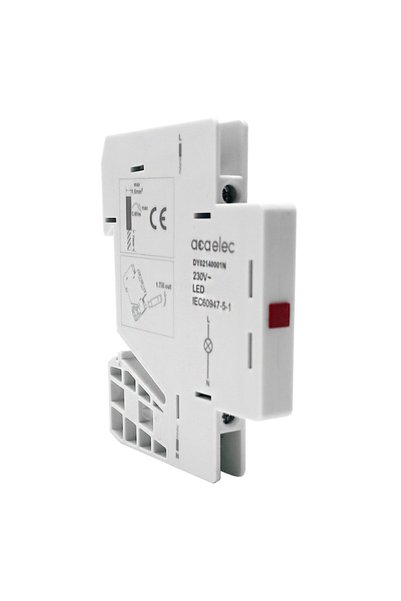 Aca Light ΛΑΜΠΑ ΕΝΔΕΙΚΤΙΚΗ ΜΟΝΗ ΚΟΚΚΙΝΗ 16Α 230V 0,5Μ / DY02140001N