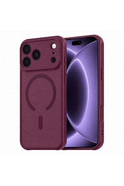 Techsuit Husă pentru iPhone 17 Pro, iPhone 18 Pro, HaloFrost II MagSafe, Roșu...
