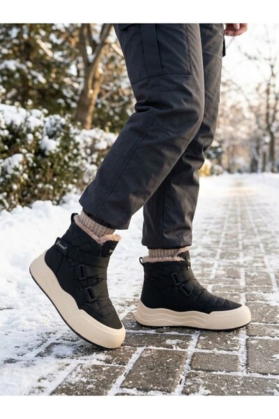Voyager Γυναικείες μπότες sneaker με χοντρή σόλα Velcro, εσωτερική επένδυση α...