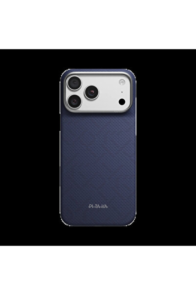 PITAKA Husă pentru iPhone 18 Pro Max, Edge Case PitaTap PTK Weaving, Albastru...