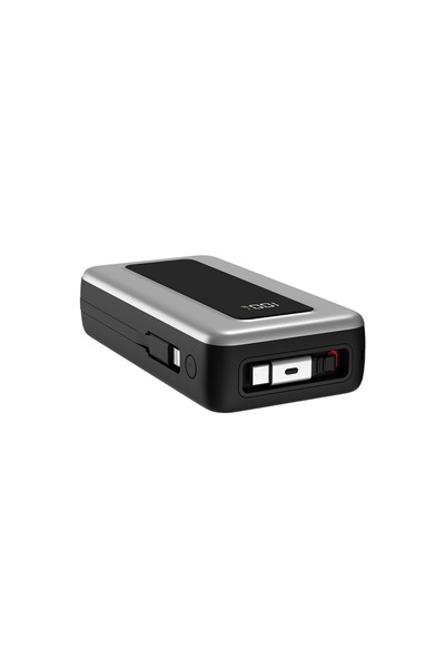Midcom S-link IP-G20M 20000mAh PD65W Makaralı Siyah LCD Taşınabilir Pil Şarj Cihazı Powerbank