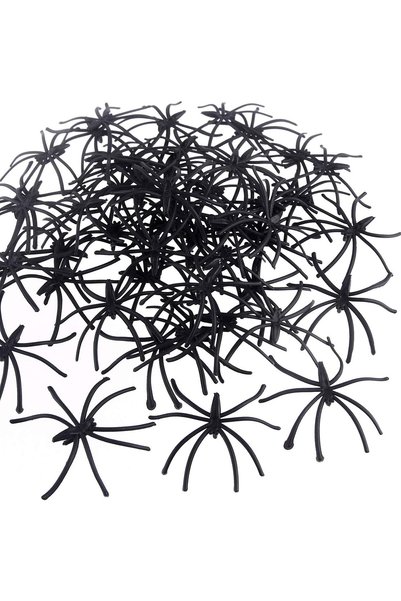 Generic Brand Set 50 paianjeni decorativi pentru Halloween, dimensiuni totale...