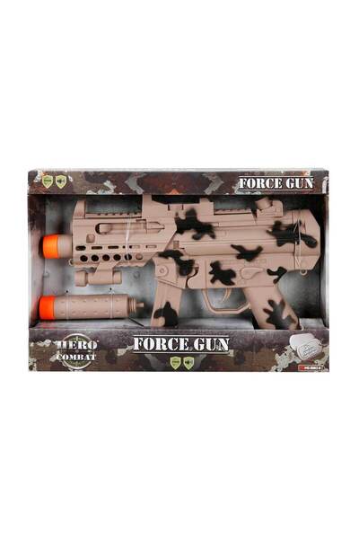 Hero Combat Arma militara cu sunete si vibratii, Hero Combat, maro deschis