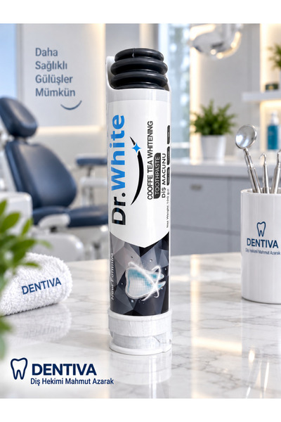 Dr. White Coffee Tea Whitening Diş Macunu 100 g – Beyazlatıcı Diş Macunu