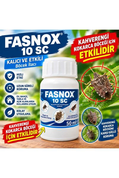 yodis Fasnox 10 SC 50 ML Kahverengi Kokarca Böceği İlacı Osuruk Böceği İlacı ...