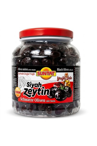Suntat Premium Gemlik Black Olives