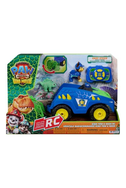PAW PATROL Masina cu telecomanda si figurine, Paw Patrol, Dino Tow and Dash R...